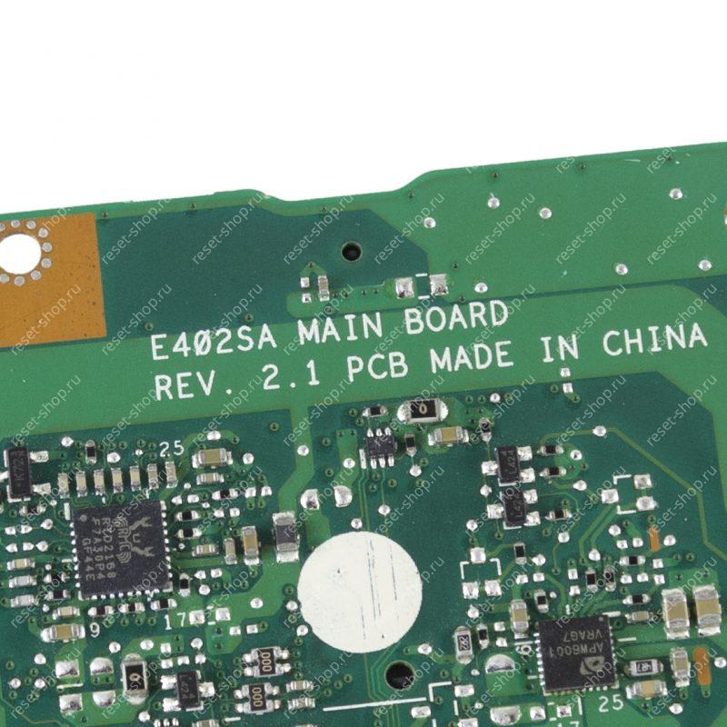 Мат.плата ASUS E402SA rev. 2.1 неисправная на запчасти ДОНОР