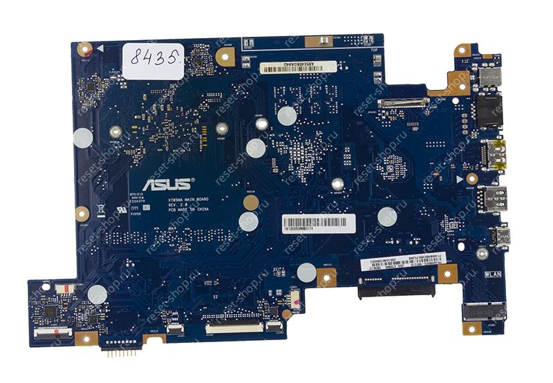 Мат.плата ASUS X705MA rev. 2.0 неисправная на запчасти ДОНОР без видеочипа