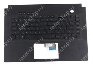 Клавиатура для ноутбука Б/У ASUS GU502GV топкейс черный, клавиши черные, без тачпада