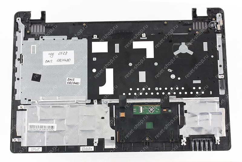 Корпус Б/У DNS 0801480 часть C (Топкейс) серый с тачпадом