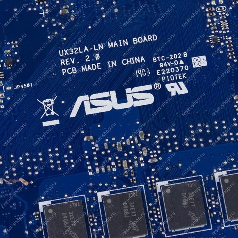 Мат.плата ASUS UX32LA-LN rev. 2.0 неисправная на запчасти ДОНОР без разъема HDD