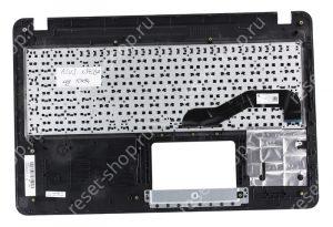 Клавиатура для ноутбука Б/У ASUS X540BA топкейс синий, клавиши черные, без тачпада