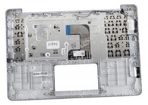 Клавиатура для ноутбука Б/У ASUS E406MA топкейс сиреневый, клавиши черные