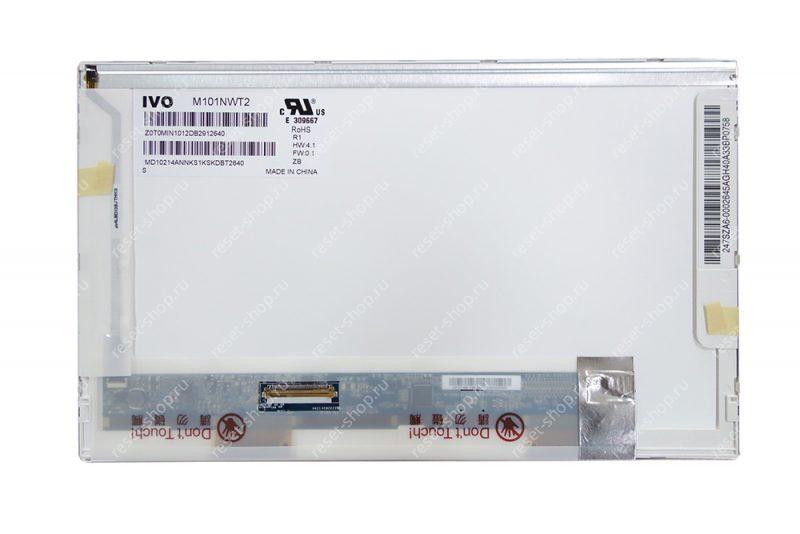 Матрица Б/У 10.1" (40pin LVDS, слева) 1024x600 глянцевая M101NWT2