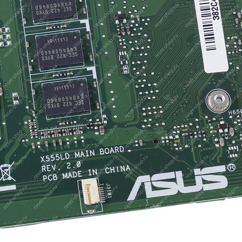 Мат.плата ASUS X555LD rev. 2.0 неисправная на запчасти ДОНОР