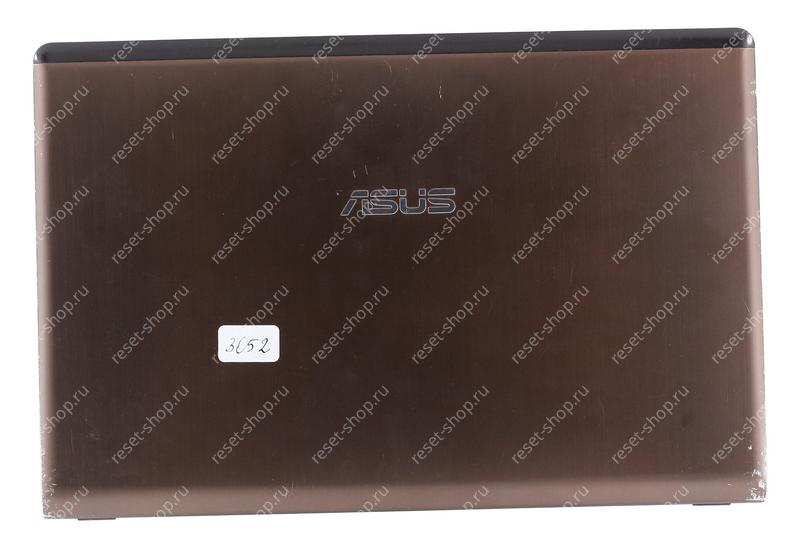 Корпус Б/У ASUS N56VM часть A (Крышка) коричневый / уценка (царапины)