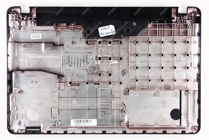 Корпус Б/У ASUS X540S часть D (Нижняя часть) черный БЕЗ ПРИВОДА