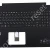 Клавиатура для ноутбука Б/У Acer Aspire 3 A317-52 топкейс черный, клавиши черные