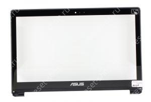 Тачскрин для ноутбука Б/У 15.6" ASUS TP500LA с черной рамкой / уценка