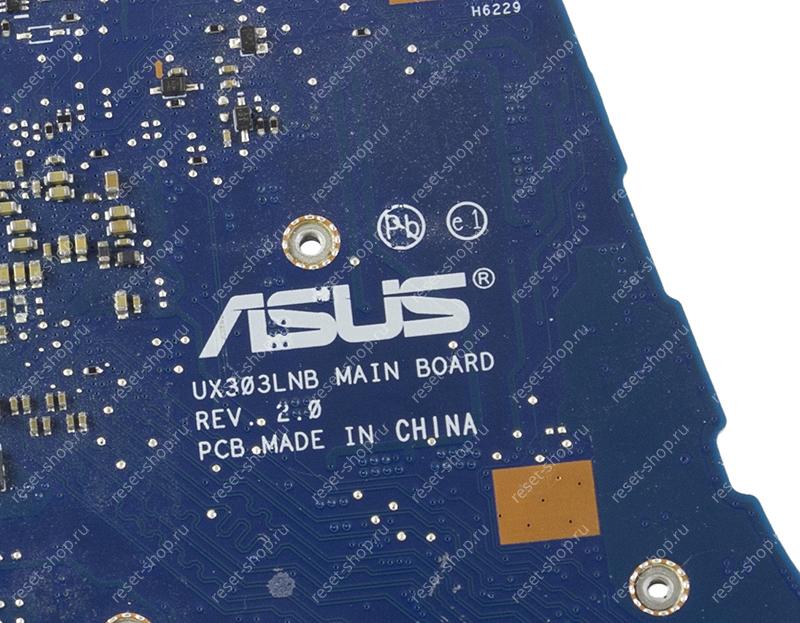 Мат.плата ASUS UX303LNB Rev 2.0 неисправная на запчасти ДОНОР