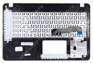 Клавиатура для ноутбука Б/У ASUS X541U топкейс золотистый, клавиши черные