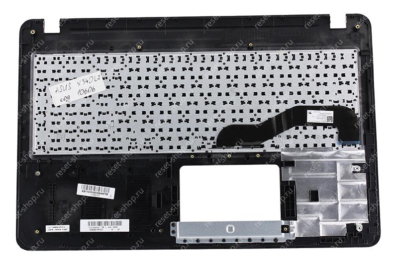 Клавиатура для ноутбука Б/У ASUS X540LJ топкейс золотистый, клавиши черные, без тачпада