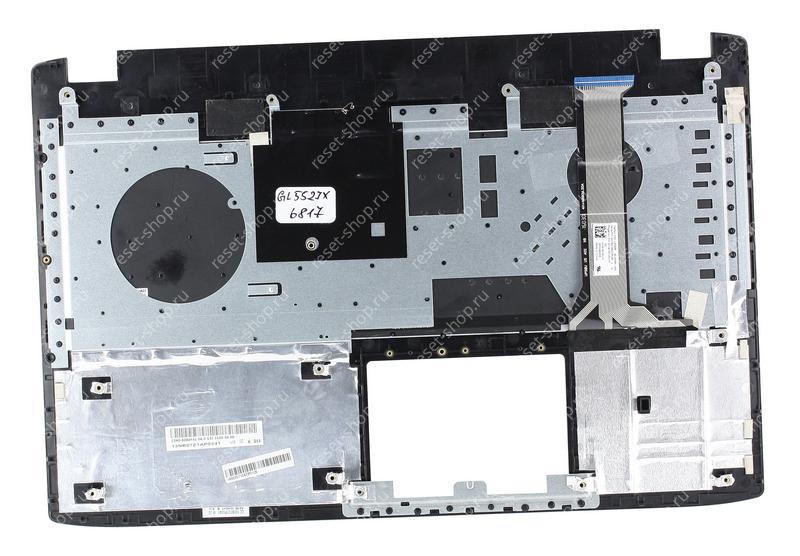 Клавиатура для ноутбука Б/У ASUS GL552JX топкейс черный, кнопки черные, без тачпада / дефект