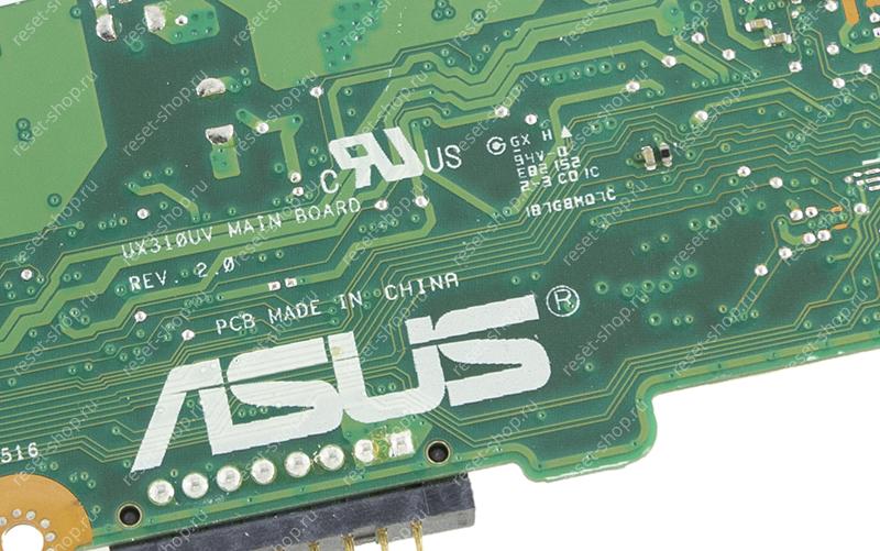 Мат.плата ASUS UX310UV rev. 2.0 неисправная на запчасти ДОНОР без видеочипа