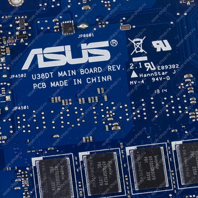 Мат.плата ASUS U38DT rev. 2.1 неисправная на запчасти ДОНОР