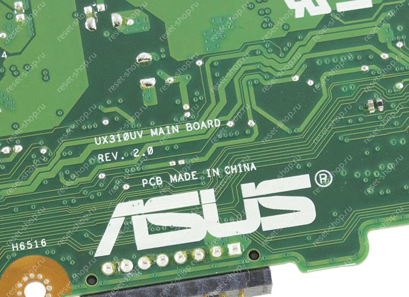 Мат.плата ASUS UX310UV rev. 2.0 неисправная на запчасти ДОНОР без видеочипа и процессора