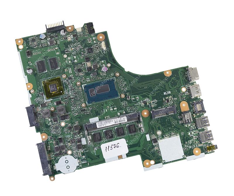 Мат.плата ASUS X450LD rev. 2.1 неисправная на запчасти ДОНОР без кардридера