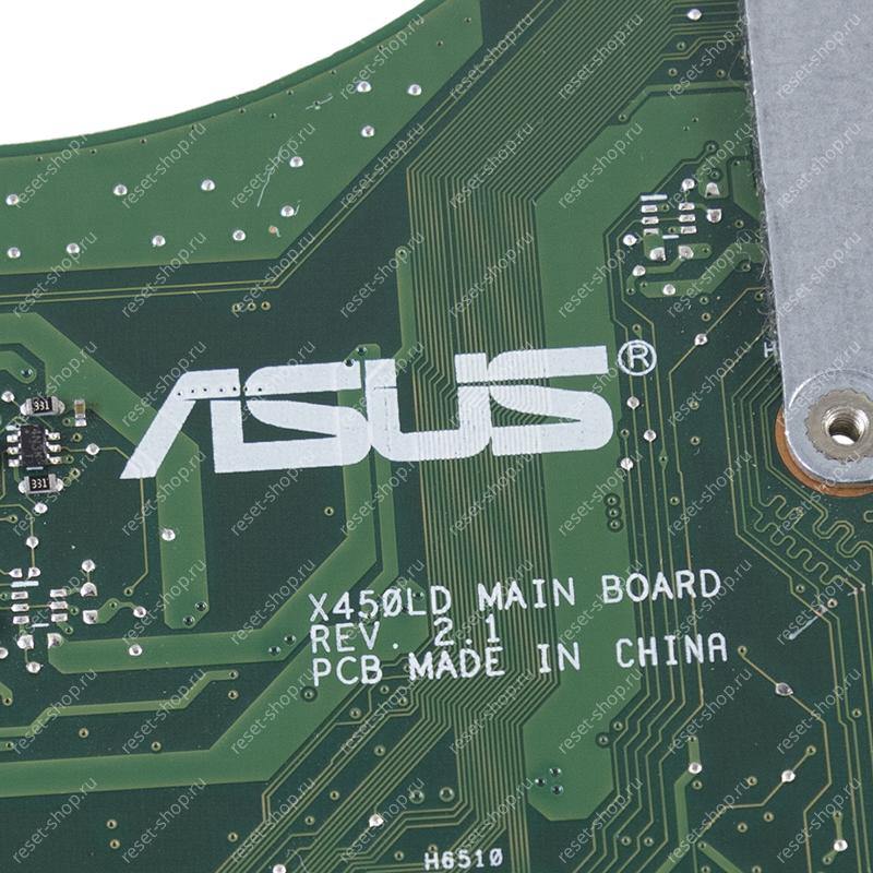 Мат.плата ASUS X450LD rev. 2.1 неисправная на запчасти ДОНОР без кардридера