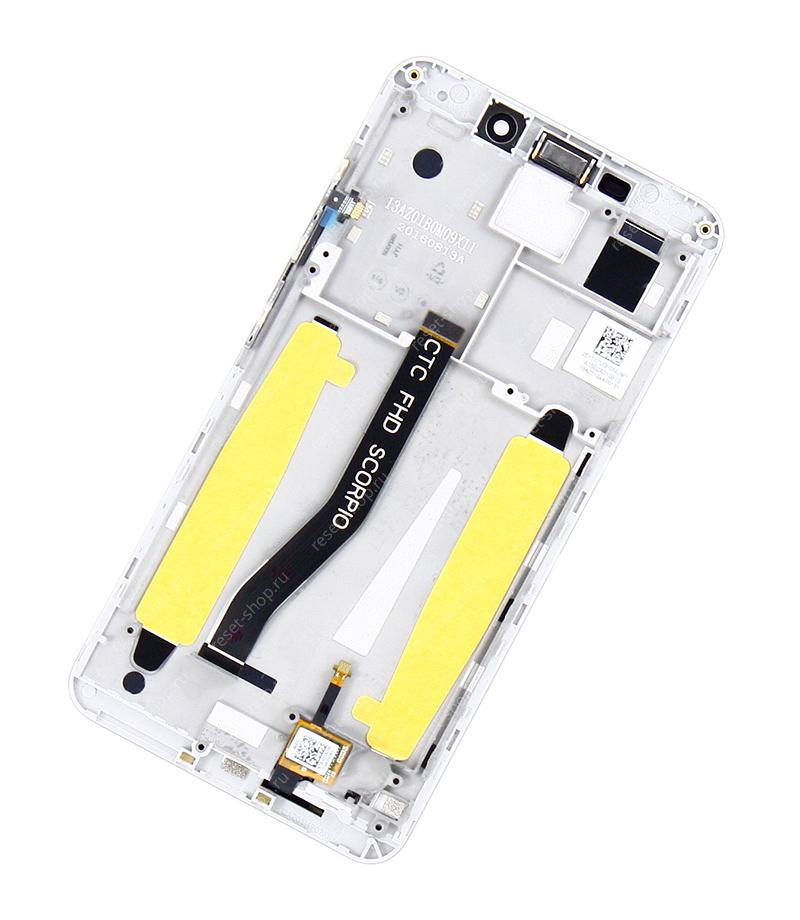 Модуль для смартфона 5.5" ASUS ZenFone 3 Laser ZC551KL белый ORIGINAL с рамкой