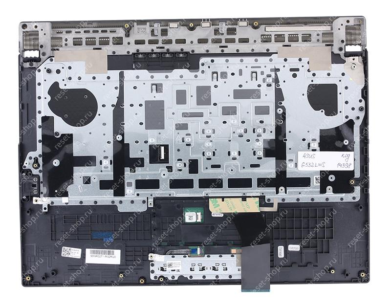 Клавиатура для ноутбука ASUS G532LWS топкейс черный, клавиши черные с подсветкой