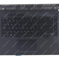 Клавиатура для ноутбука ASUS G532LWS топкейс черный, клавиши черные с подсветкой