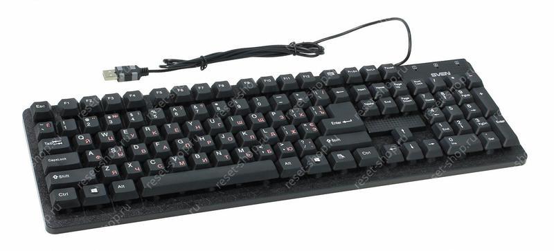Клавиатура SVEN Standard 301 черная USB