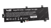 АКБ для ноутбука Lenovo (L15L2PB4) TopON / 7.6V, 3950mAh / IdeaPad 310-15ISK черная