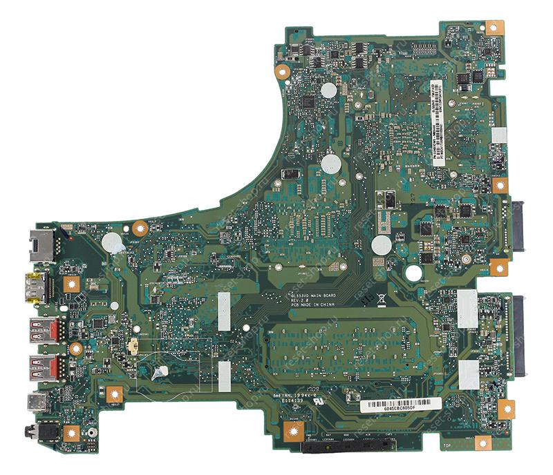 Мат.плата ASUS GL553VD rev. 2.0 неисправная на запчасти ДОНОР без BIOS