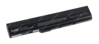 АКБ для ноутбука Asus (A42-K52) TopON / 10.8V, 4400mAh / A42, A52, K52 черная