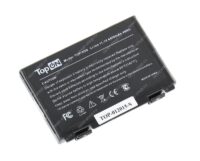 АКБ для ноутбука ASUS (A32-F82) TopON / 11.1V, 4400mAh / F82, K40, K50 черная