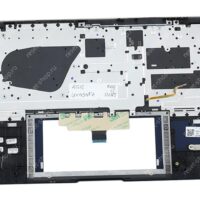 Клавиатура для ноутбука ASUS UX434FA топкейс синий, клавиши синие с подсветкой АНГЛИЙСКАЯ