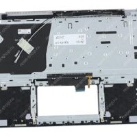 Клавиатура для ноутбука ASUS UX431FA топкейс серебристый, клавиши синие, с подсветкой АНГЛИЙСКАЯ