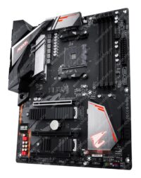 Сист.плата Б/У sAM4 GIGABYTE B450 AORUS PRO 4xDDR4, 5xUSB, 6xSATA, HDMI,DVI-D, 3x PCI-E16, mATX