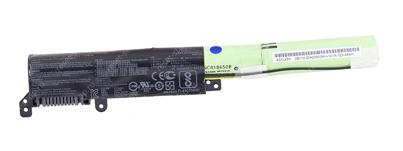 АКБ для ноутбука ASUS (A31N1537) ORIGINAL / 10.8V, 3350mAh / X441BA черная