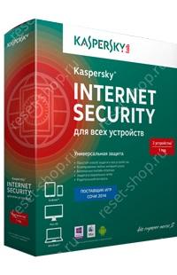 ПО Антивирус Kaspersky Internet Security для всех устройств 2 ПК 1год