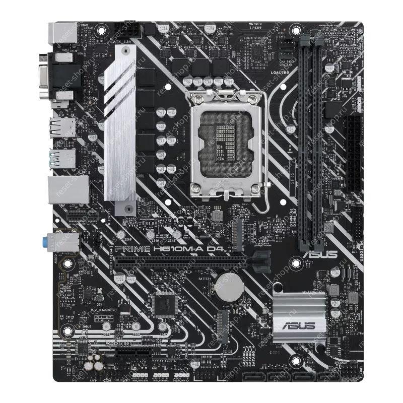 Сист.плата Б/У s1700 ASUS PRIME H610M-A D4 2xDDR4, 4xUSB, 4xSATA, PCIE-16, mATX