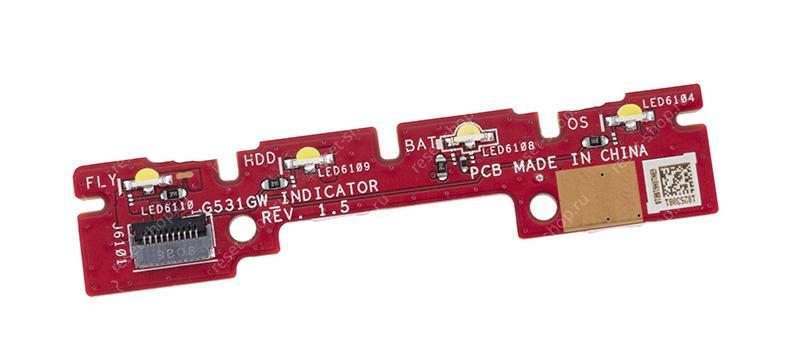 Плата LED-индикаторов ASUS G531GV