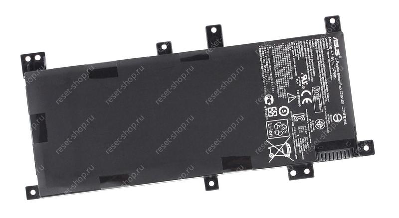 АКБ для ноутбука ASUS (C21N1401) / 7.5V, 4829mAh / X455LA, F455L черная
