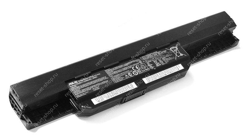 АКБ для ноутбука ASUS (A32-K53) ORIGINAL / 10.8V, 5200mAh / A43, K53, PRO4 черная