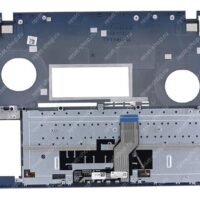 Клавиатура для ноутбука ASUS UX582LR топкейс синий, клавиши синие, с подсветкой