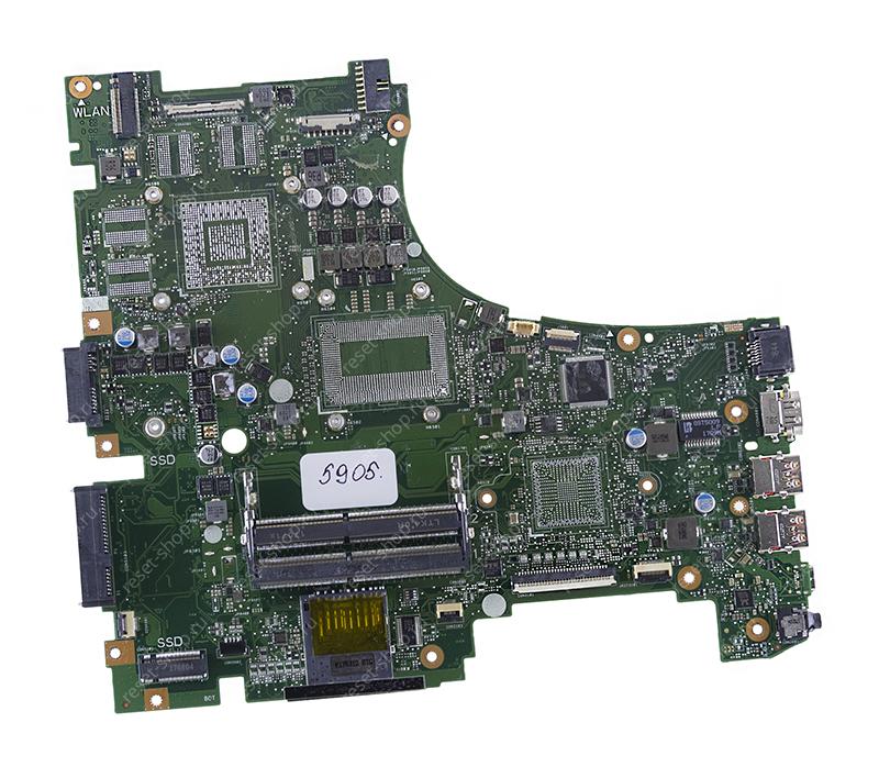 Мат.плата ASUS GL553VD rev. 2.0 неисправная на запчасти ДОНОР без видеочипа