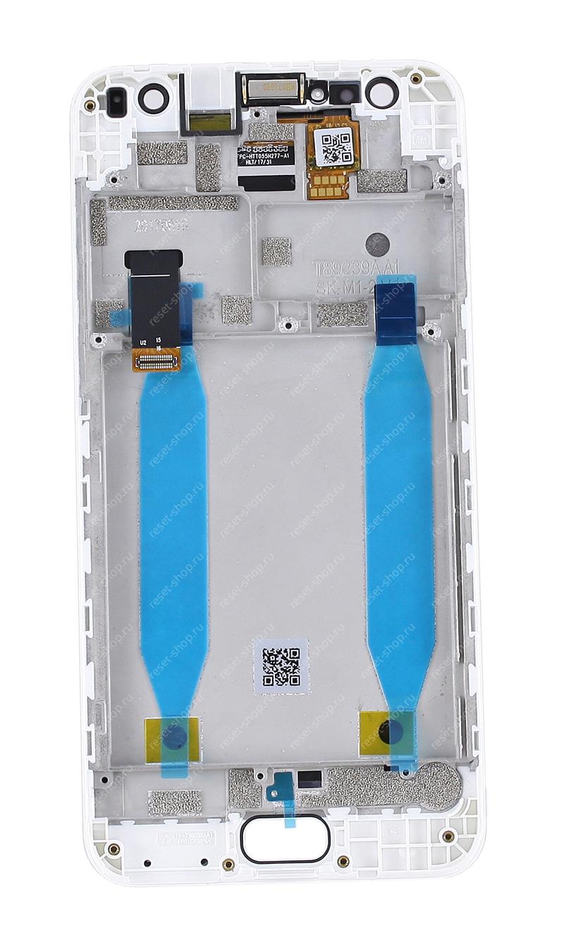 Модуль для смартфона 5.5" ASUS ZenFone 4 Selfie ZD553KL белый ORIGINAL с рамкой