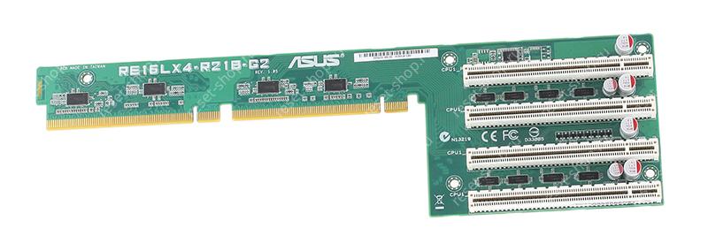 Плата расширения ASUS RE16LX4-R21B-G2 (на 4 слота PCIe Gen3 x16) Rev. 1.05