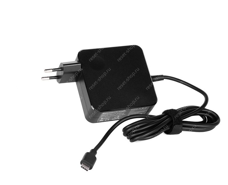 Блок питания для ноутбука Lenovo 5V/2A - 20V/3.25A (USB 3.0 тип С) 10-65 Вт стеновой