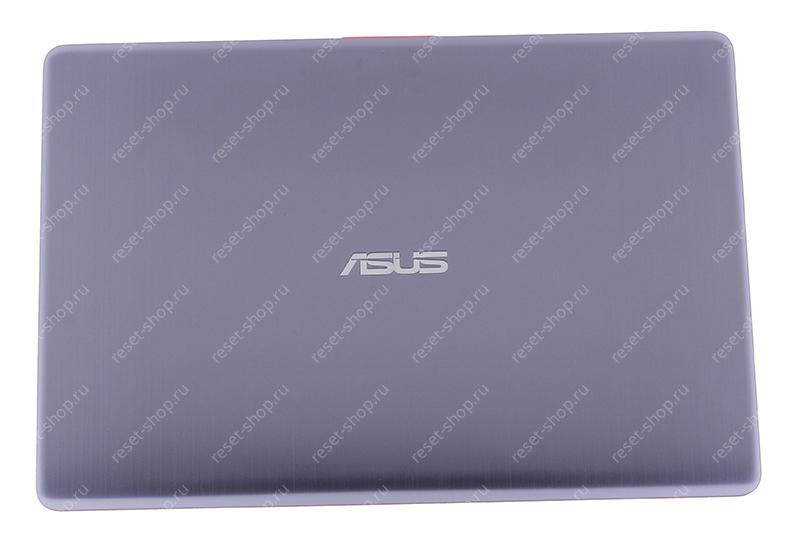 Корпус ASUS X530FA часть A (Крышка) синий с красной рамкой