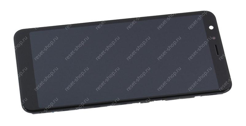 Модуль для смартфона 5.7" ASUS ZenFone Max Plus (M1) ZB570TL черный ORIGINAL с рамкой