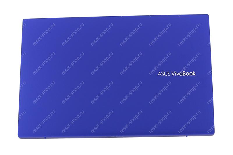 Корпус ASUS X431FA часть A (Крышка) синяя с красной рамкой
