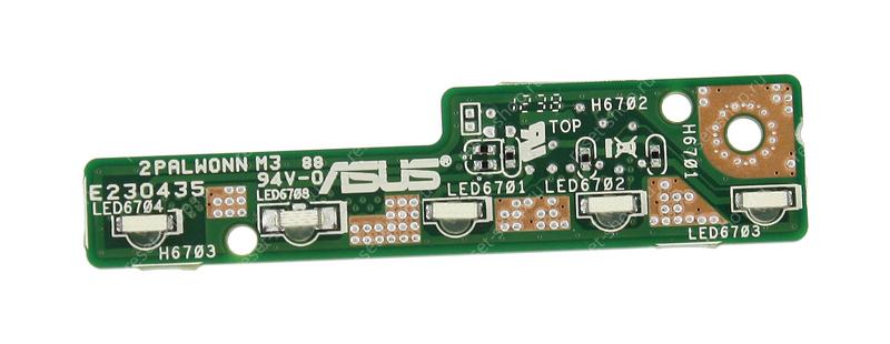 Плата LED индикаторов состояния ноутбука ASUS X202E