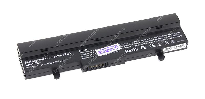 АКБ для ноутбука ASUS (AL32-1005) / 10.8V, 4400mAh / Eee PC 1001, 1005, 1101 черная