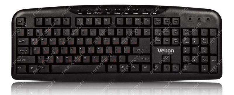 Клавиатура Velton K102M USB черная